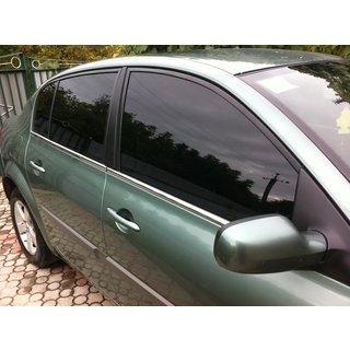 Exterior window trim stainless steel (4 pcs) Renault Megane II 2004-2009 photo 2