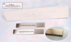 Renault Master 1998-2010 Door Sill Covers Natanika Standard (2 pcs, Stainless Steel) photo 1