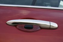 Renault Espace 2002-2014 Chrome Door Handle Covers (4 pcs, Stainless Steel) Carmos - Turkish Stainless Steel photo 1