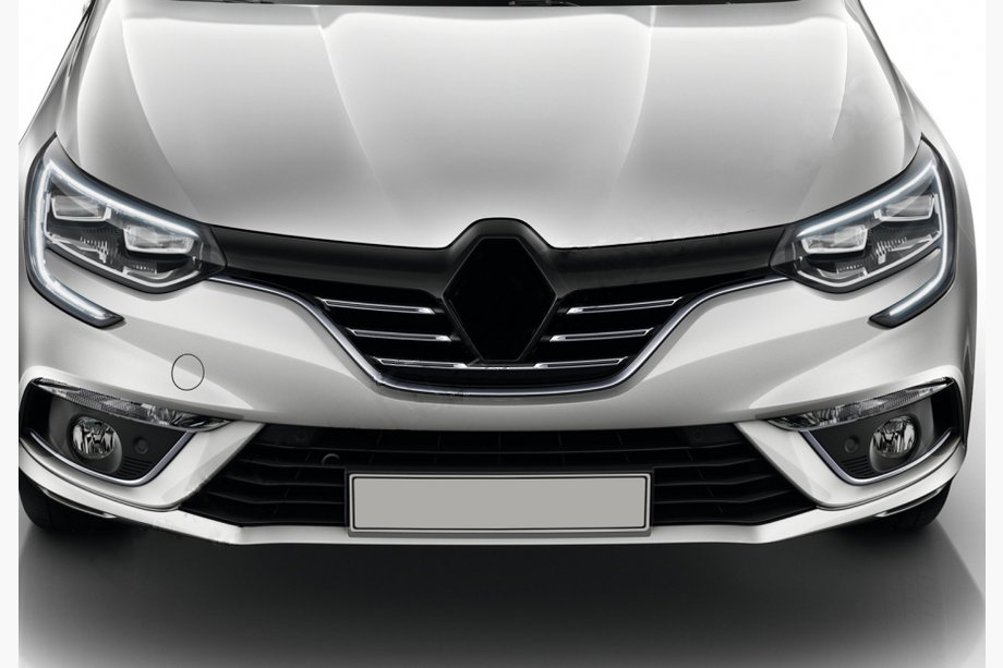 Renault Megane IV 2016-2025 Chrome Grille Covers 2016-2021 (5 pcs, Stainless Steel) Carmos - Turkish Stainless Steel Image