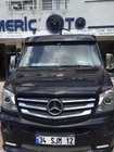 Mercedes Sprinter W906 2006–2018 Windshield visor on frame V1 (black gloss, 5mm) photo 2