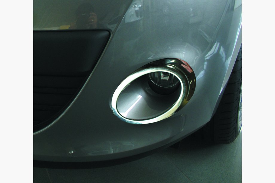 Renault Megane III 2009-2016 Fog Light Trims 2008-2011 (2 pcs, stainless steel) Photo 1
