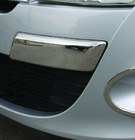 Renault Megane III 2009-2016 Stainless steel front bumper corner protectors 2008-2011 photo 2