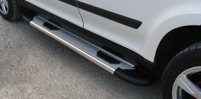 Ford Kuga 2008-2013 Side steps Bosphorus grey OLD (2 pcs, Aluminum) photo 1