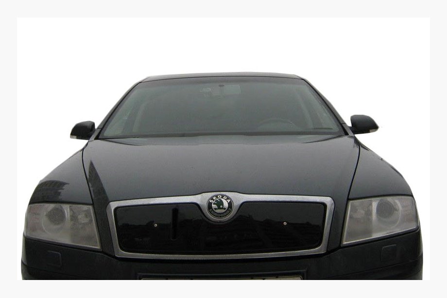 Skoda Octavia II A5 2006-2010 Winter grille cover (upper) Matte Photo 4