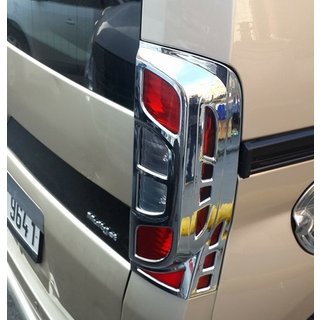 Chrome Tail Light Covers with Curve (2 pcs, plastic) photo 3