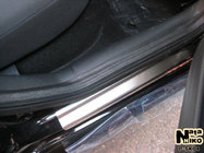 Skoda Octavia I Tour A4 1996-2010 Door Sill Covers NataNika (4 pcs, stainless steel) Standard - Lohmann Tape, 0.5mm photo 2