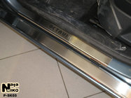 Skoda Octavia II A5 2010-2013 Door Sill Covers Nataniko (8 pcs, Stainless Steel) photo 4
