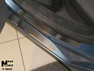 Skoda Octavia II A5 2010-2013 Door Sill Covers Nataniko (8 pcs, Stainless Steel) photo 2