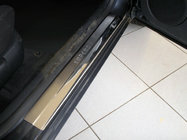 Skoda Superb 2001-2009 Door Sill Covers Nataniko (4 pcs, Stainless Steel) photo 1