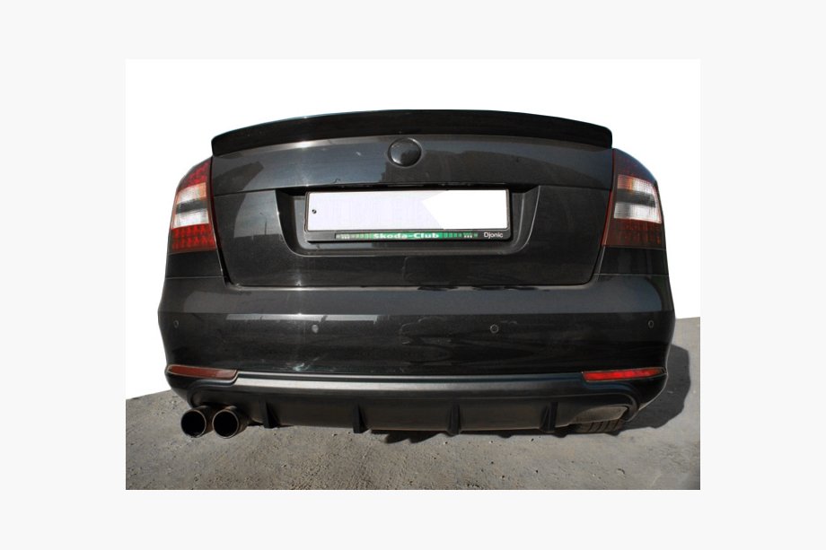 Skoda Octavia II A5 2010-2013 NEW ARRIVAL!!! Rear Diffuser (primed for painting) Image
