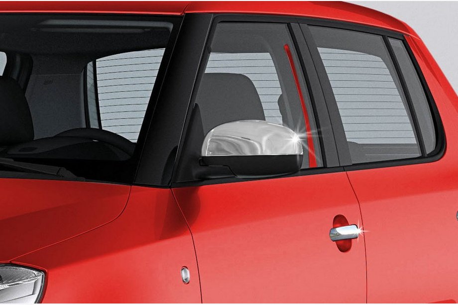 Seat Toledo 2012-2019 Mirror Covers (2 pcs, Stainless Steel) Image