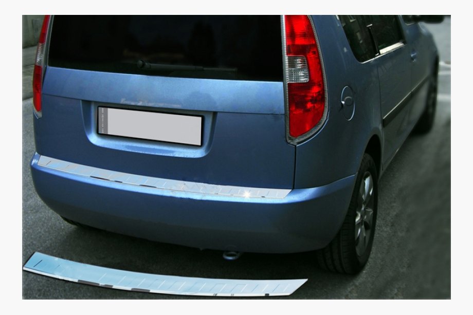 Renault Lodgy 2013-2022 Rear Bumper Protector OmsaLine Stainless Steel Glossy Image