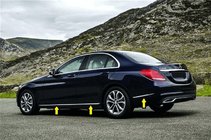 Mercedes C-class W205 2014-2021 Molding Covers V1 Stainless Steel photo 1