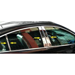 Stainless Steel Door Pillar Covers Opel Insignia 2017-2022 photo 4