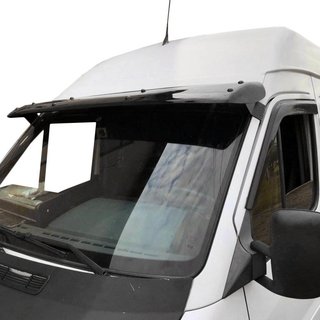 Windshield visor (black gloss, 5mm)