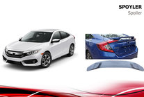 Honda Civic Sedan X 2016-2021 Spoiler Niken V2 (primed for painting) photo 3