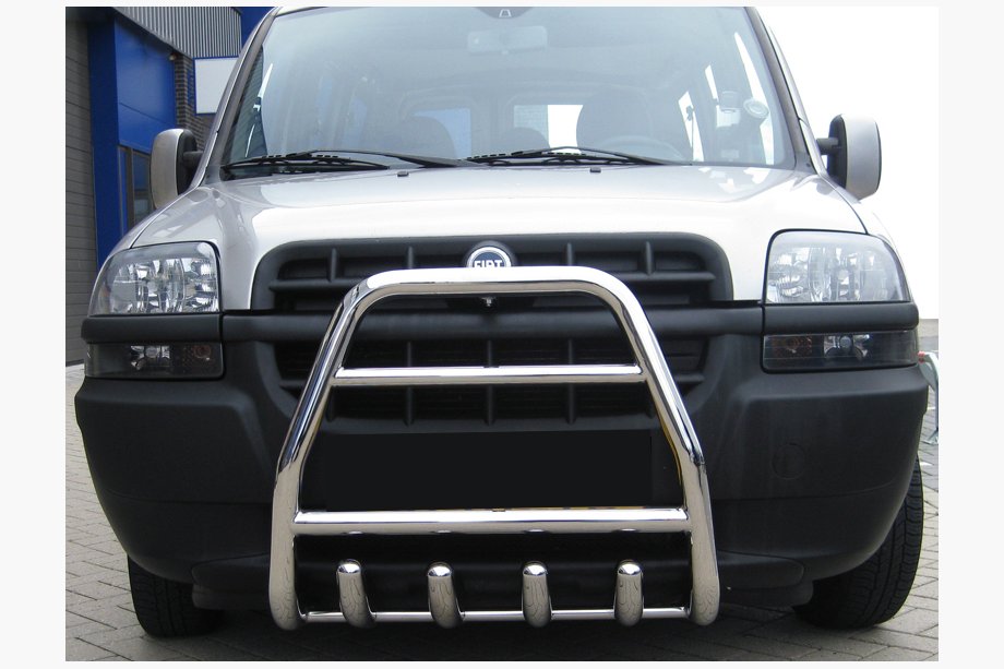 Fiat Doblo I 2001-2005 Front Bar QT007 (Stainless Steel) Image