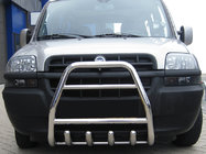 Fiat Doblo I 2001-2005 Front Bar QT007 (Stainless Steel) photo 1