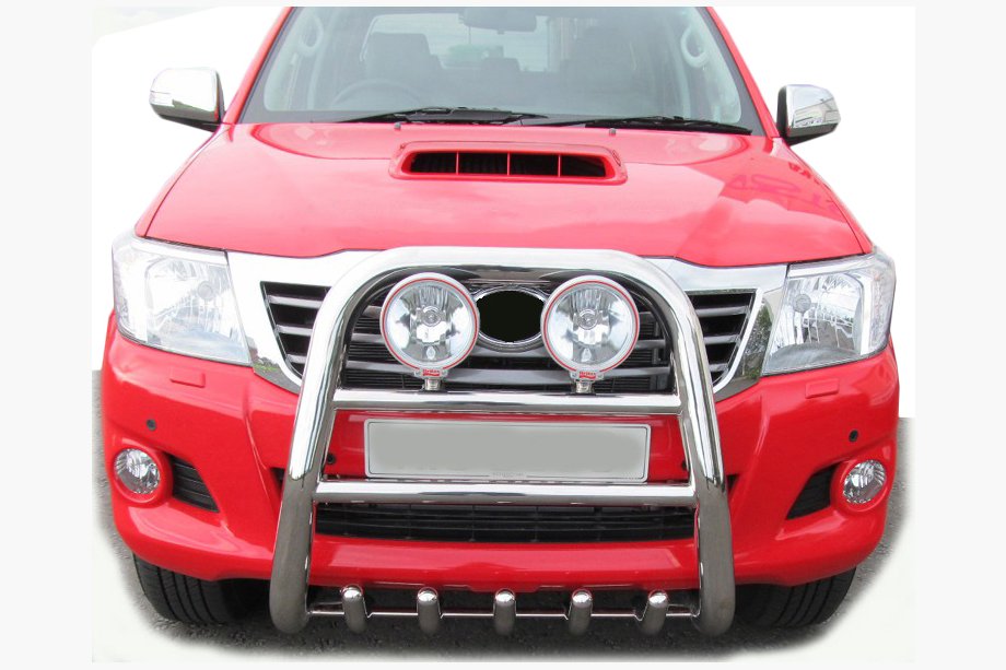 Toyota Hilux 2006-2015 Bull Bar QT007 (Stainless Steel) Image
