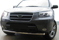 Hyundai Santa Fe 2 2006-2012 Front Bar ST008 (Stainless Steel) photo 1