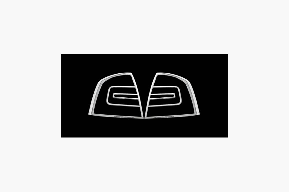 Skoda Octavia II A5 2006-2010 Tail Light Covers (2 pcs, plastic) Image