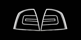 Skoda Octavia II A5 2006-2010 Tail Light Covers (2 pcs, plastic) photo 1