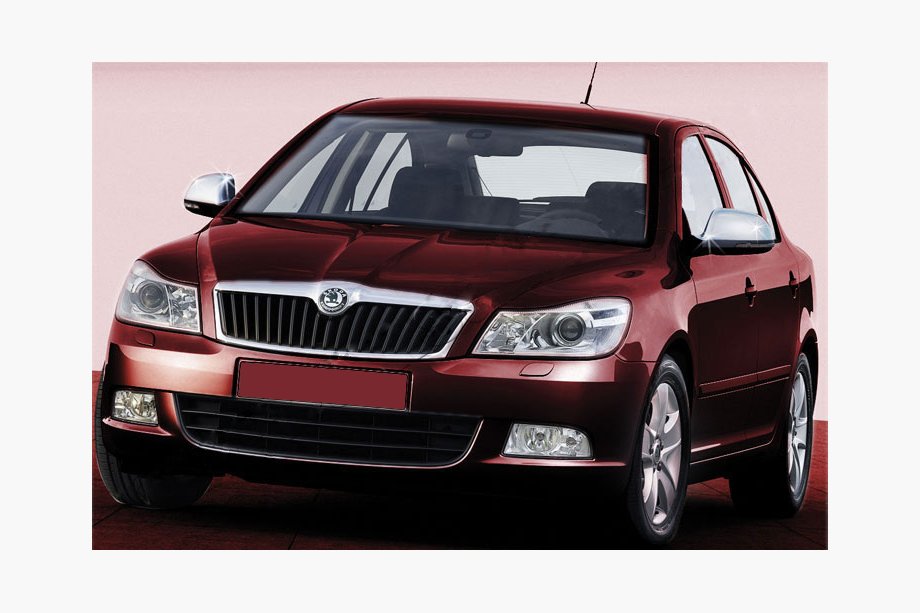Skoda Octavia II A5 2010-2013 Chrome Mirror Covers (2 pcs, Stainless Steel) Image