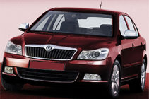 Skoda Octavia II A5 2010-2013 Chrome Mirror Covers (2 pcs, Stainless Steel) photo 1