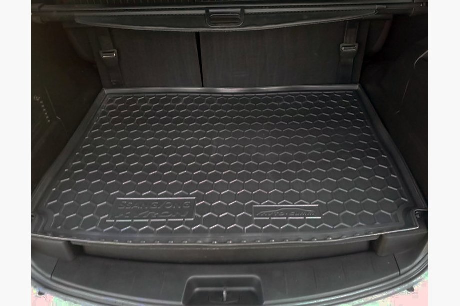 SsangYong Kyron 2005-2014 Trunk mat with organizer (Autogumm, plastic) Image