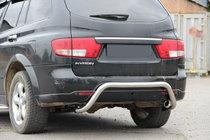 SsangYong Kyron 2005-2014 Rear Bar AK007 (Stainless Steel) photo 3