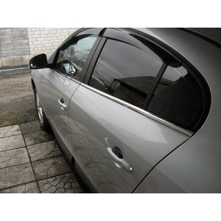 Window lower trim stainless steel (4 pcs)