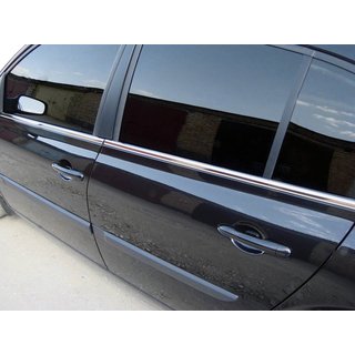 Exterior window trim stainless steel (4 pcs) Renault Megane II 2004-2009 photo 1
