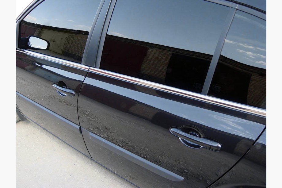 Renault Megane II 2004-2009 Exterior window trim stainless steel (4 pcs) Image