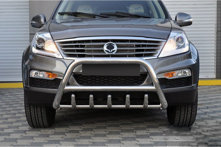 SsangYong Rexton I 2001-2017 Bull Bar WT003 (Stainless Steel) Image