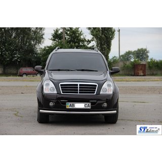 Front Bar ST008 (Stainless Steel) SsangYong Rexton I 2001-2017 photo 3