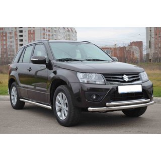 Front Double Bar 60/42mm Stainless Steel Suzuki Grand Vitara 2005-2017 photo 3