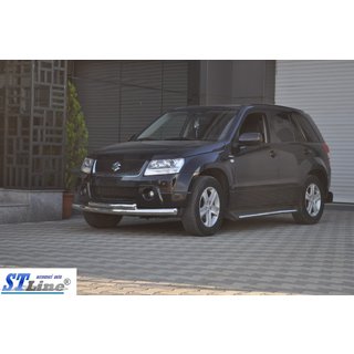 Front Double Bar 60/42mm Stainless Steel Suzuki Grand Vitara 2005-2017 photo 4