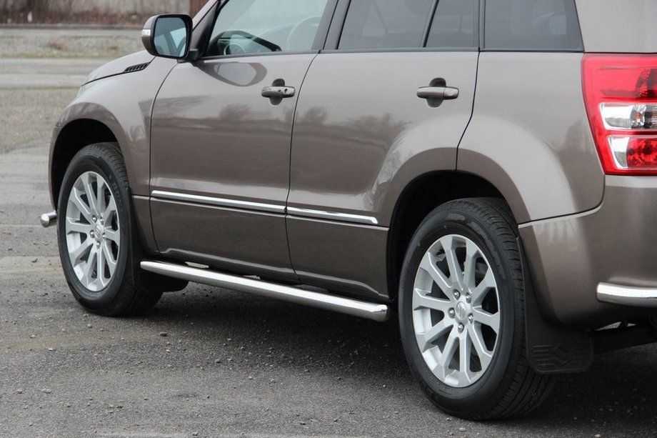 Suzuki Grand Vitara 2005-2017 Side Bars BB001 (2 pcs, stainless steel) Image