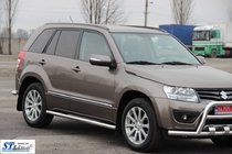Suzuki Grand Vitara 2005-2017 Side Bars BB001 (2 pcs, stainless steel) photo 3