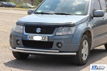 Suzuki Grand Vitara 2005-2017 Front Double Bar 60/42mm Stainless Steel photo 2