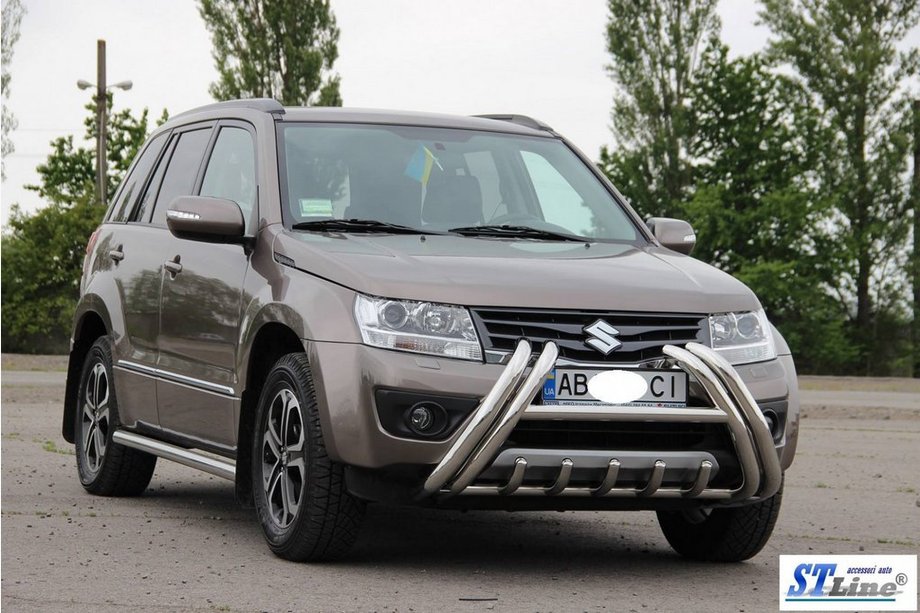 Suzuki Grand Vitara 2005-2017 Front bar polyurethane (high) Photo 2