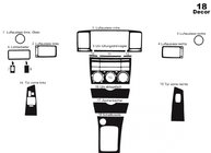 Toyota Corolla 2002-2007 Dashboard Trim Covers (2002-2004) Carbon photo 2