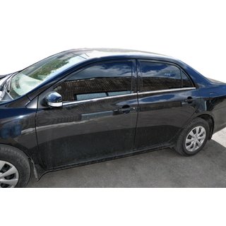 Exterior window trim stainless steel (4 pcs) Toyota Corolla 2007-2013 photo 1
