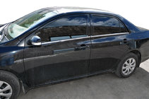 Toyota Corolla 2007-2013 Exterior window trim stainless steel (4 pcs) Carmos - Turkish Stainless Steel photo 1