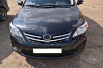 Toyota Corolla 2007-2013 Chrome Grille Covers (2010-2013, 3 pcs, Stainless Steel) photo 2