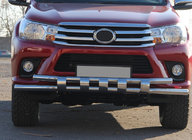 Toyota Hilux 2015- Front Bar ST015 (Stainless Steel) photo 3