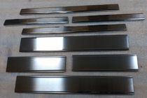 Toyota Land Cruiser 200 2007-2021 Stainless Steel Door Sill Covers Set Nataniko Premium (2008-2015, 8 pcs) photo 2