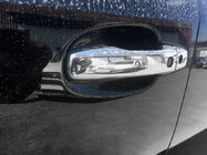 Toyota Land Cruiser 200 2007-2021 Chrome Door Handle Covers 2008-2015 (4 pcs, Stainless Steel) 4 slots for button, OmsaLine - Italian stainless steel photo 1