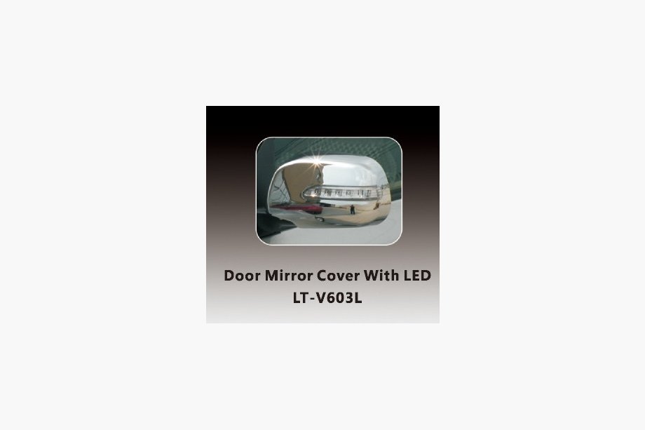 Toyota Rav 4 2006-2013 Mirror Covers with LED (2 pcs, plastic) Image
